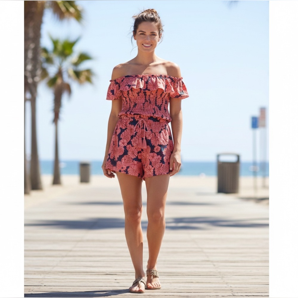 Isabel Maternity Pink Floral Tank Top Bundle